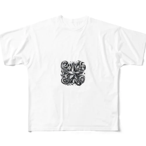 スターtatto All-Over Print T-Shirt