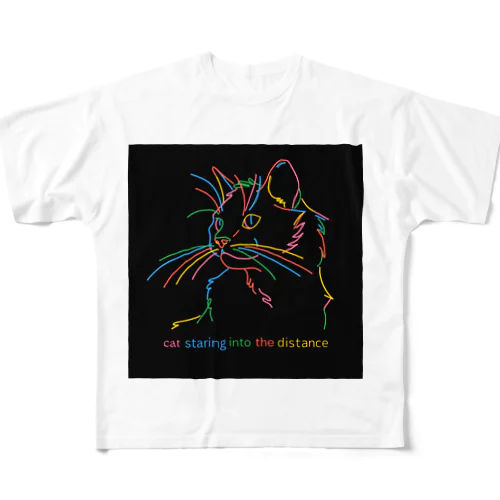 ねっこ All-Over Print T-Shirt