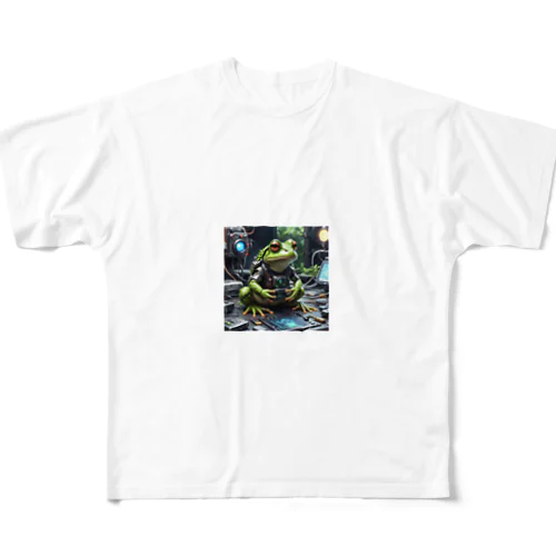 高度な技術を駆使するカエル All-Over Print T-Shirt