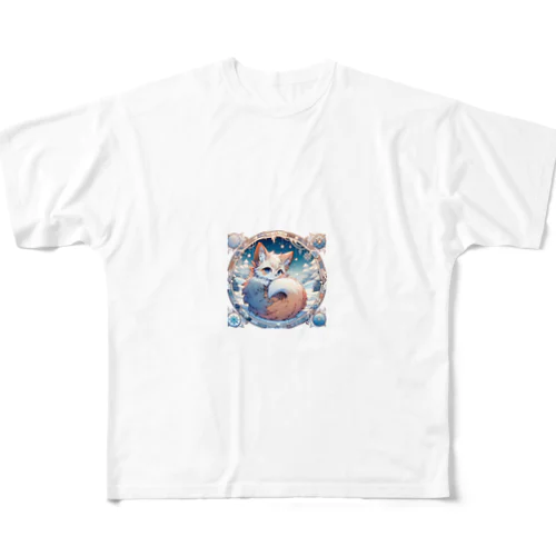 雪原の使者 All-Over Print T-Shirt