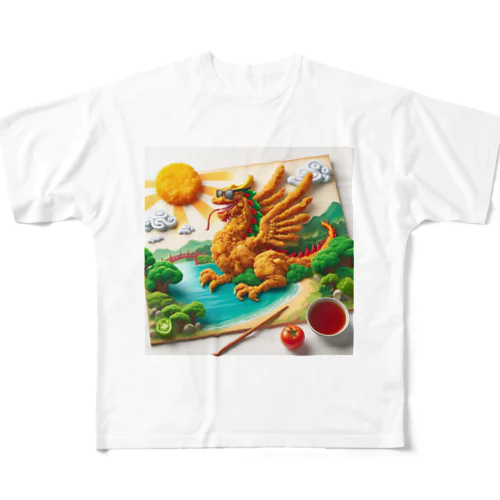 フライドラゴン All-Over Print T-Shirt