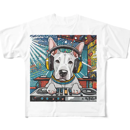 DJヴィンセント フルグラフィックTシャツ