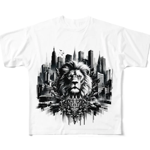 Urban Jungle Majesty フルグラフィックTシャツ