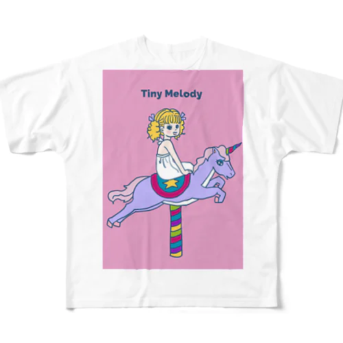 Tiny Melody All-Over Print T-Shirt