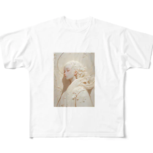 美しい女性の彫刻　　なでしこ1478 All-Over Print T-Shirt