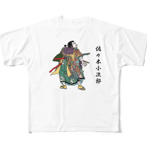 佐々木小次郎 フルグラフィックTシャツ