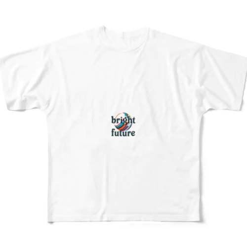 bright future フルグラフィックTシャツ