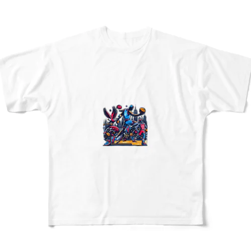 SHAM　eagle フルグラフィックTシャツ