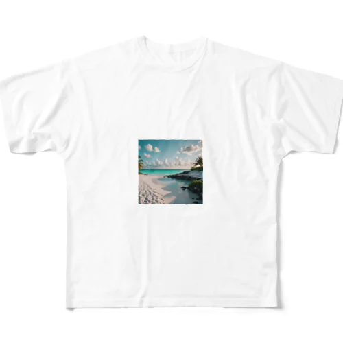 beach フルグラフィックTシャツ