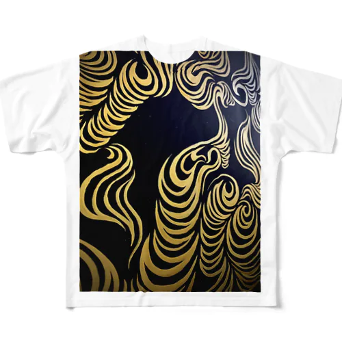 紋様シリーズ フルグラフィックTシャツ