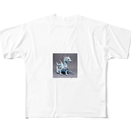 ドラゴン　折り紙18 All-Over Print T-Shirt