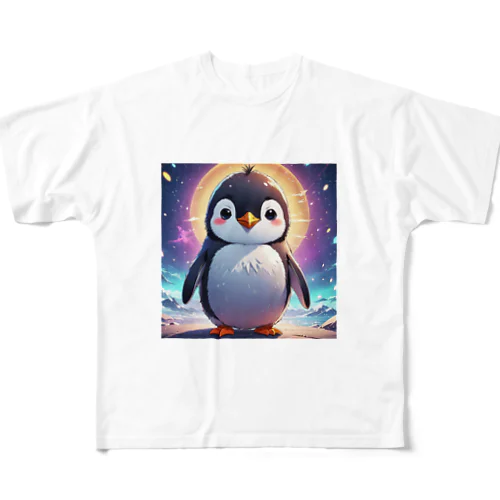 キュートペンギン フルグラフィックTシャツ