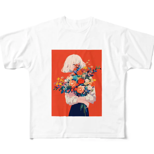 花束をあなたに　Hime  2530 All-Over Print T-Shirt