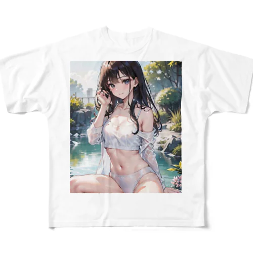 夏日の風物詩 All-Over Print T-Shirt