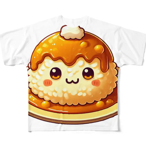 カレーちゃん フルグラフィックTシャツ