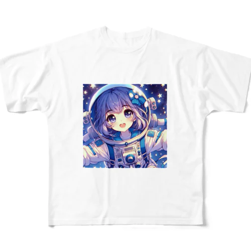 宇宙ちゃん フルグラフィックTシャツ