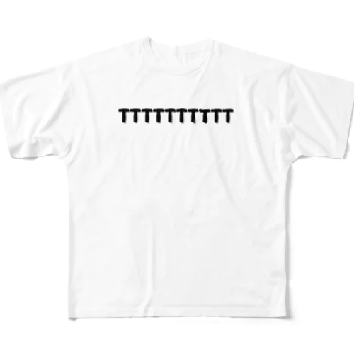 TTTTTTT フルグラフィックTシャツ