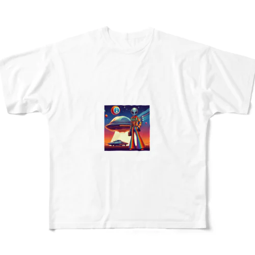 ビジネスエイリアン All-Over Print T-Shirt