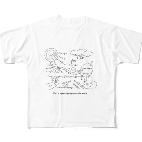 科学どこでも物理化学エレクトロニクス All-Over Print T-Shirt