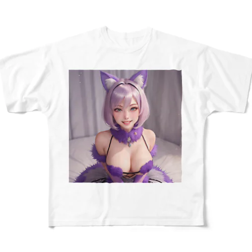 AI最強美少女 All-Over Print T-Shirt