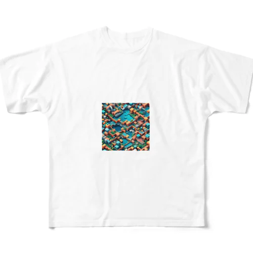 住宅の屋上 All-Over Print T-Shirt