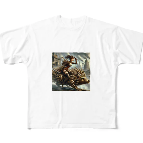 赤（セキ）の国の戦闘員 All-Over Print T-Shirt