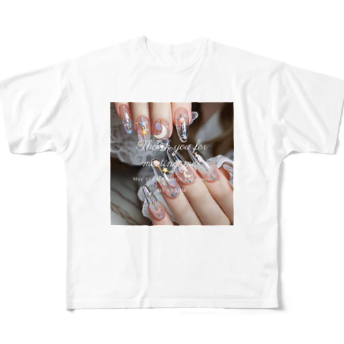 AIねいるやさんグッズ１ All-Over Print T-Shirt