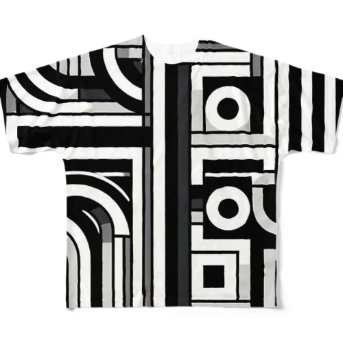 JOMON QR フルグラフィックTシャツ