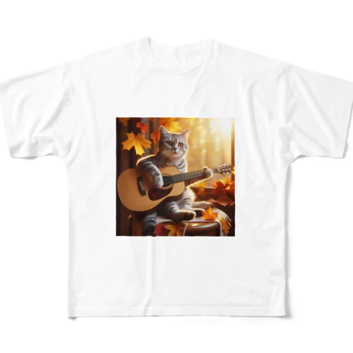 ギーニャン All-Over Print T-Shirt