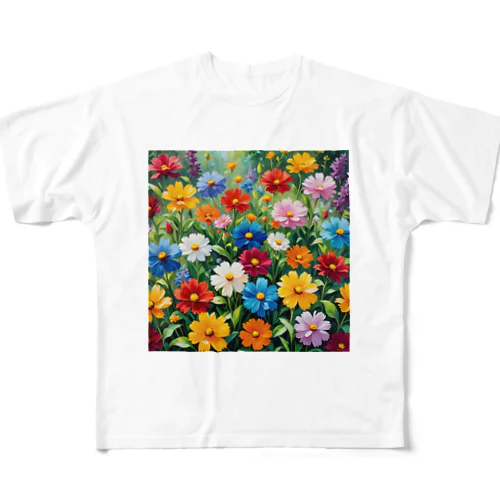 フラワーズ・ストック All-Over Print T-Shirt