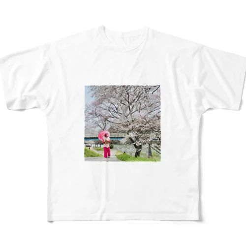 ともちピンク All-Over Print T-Shirt
