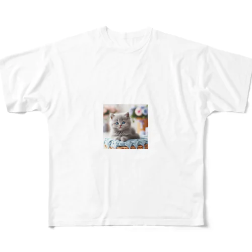 ねこ好き姉貴 All-Over Print T-Shirt