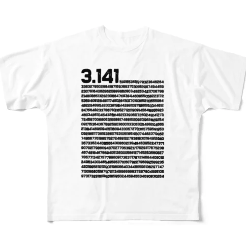 3.14 円周率の日 数学 非合理数 円周率 All-Over Print T-Shirt