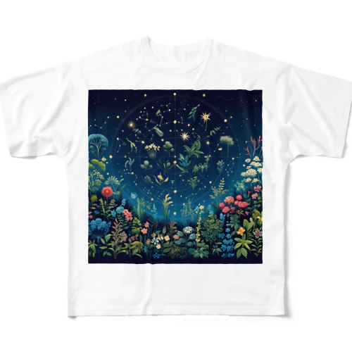 星彩植譜 フルグラフィックTシャツ