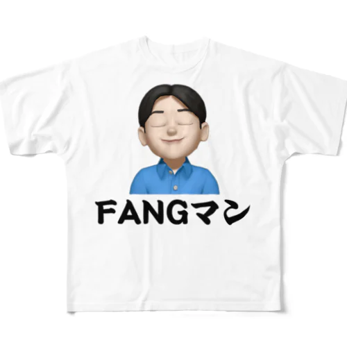 ファングマン All-Over Print T-Shirt