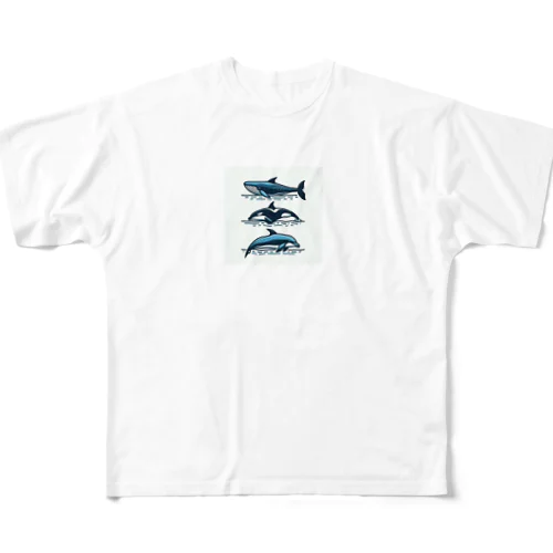 海の巨人たち All-Over Print T-Shirt