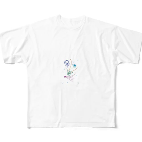 くらげたち All-Over Print T-Shirt