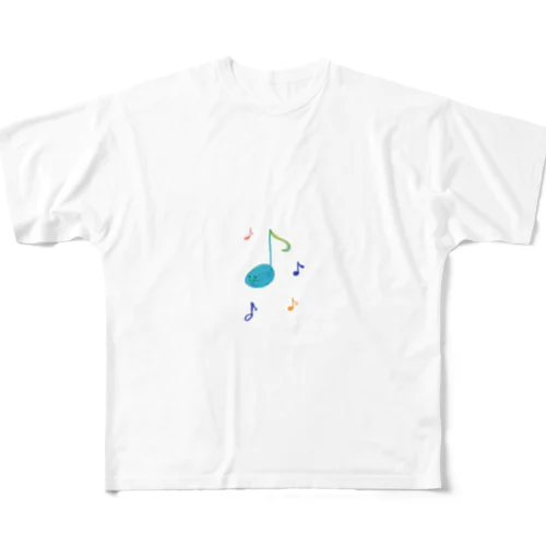 おんぷちゃん フルグラフィックTシャツ