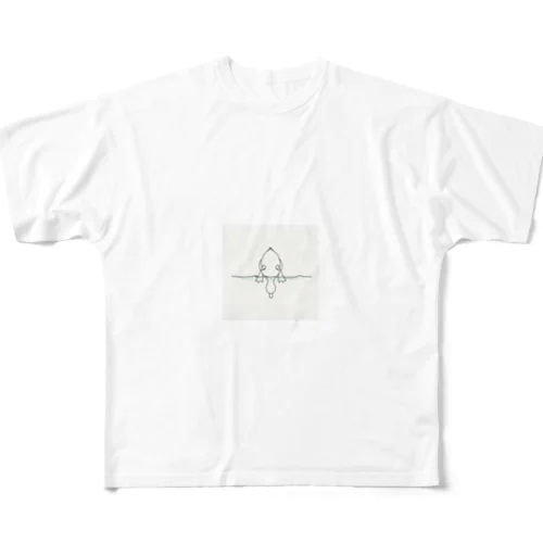 sotoasobi -diving duck- フルグラフィックTシャツ