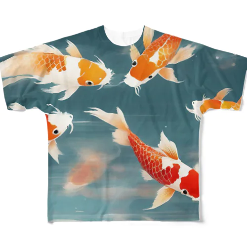 KOI-KOIシャツ All-Over Print T-Shirt