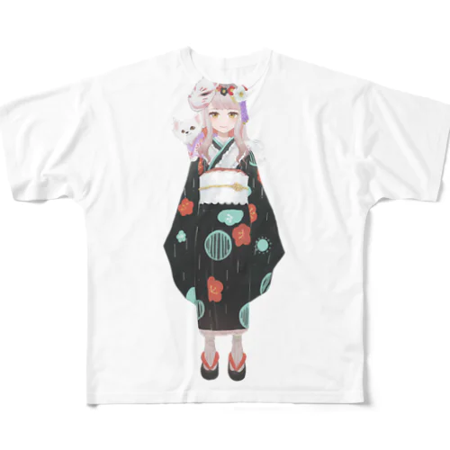 もかち立ち絵 All-Over Print T-Shirt