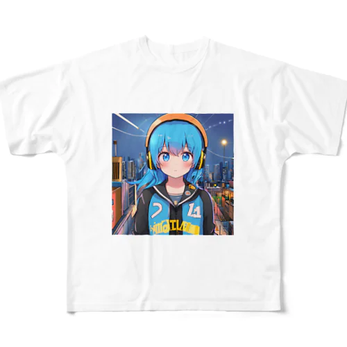 Rina│リナ フルグラフィックTシャツ