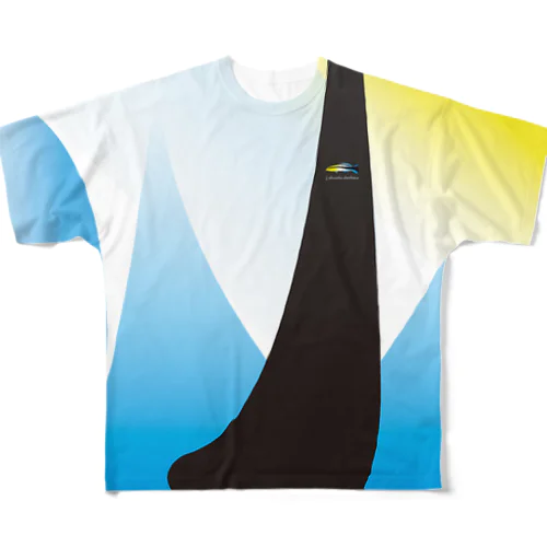 魚纏ーホンソメワケベラ フルグラフィックTシャツ