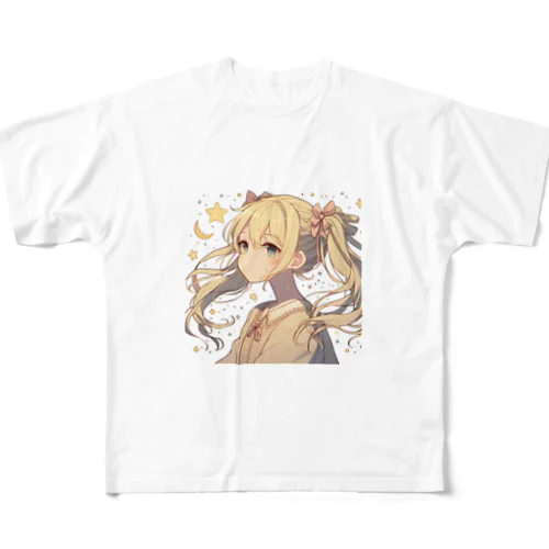 不思議の国の少女✨夢🐇🎩 フルグラフィックTシャツ