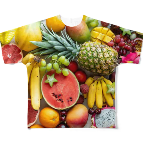 Fruit salad フルーツサラダ All-Over Print T-Shirt