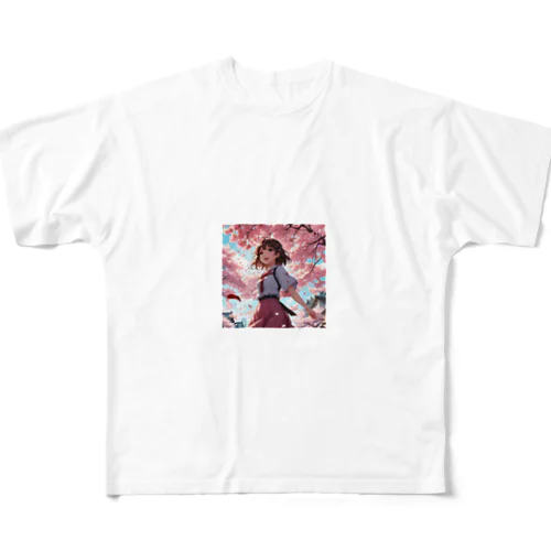 桜の季節 All-Over Print T-Shirt