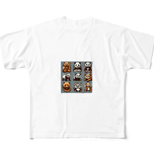 クマジャック All-Over Print T-Shirt