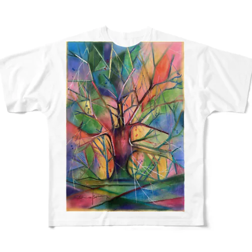 ステンドグラスアート All-Over Print T-Shirt