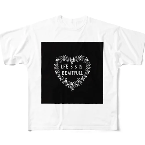 life is… フルグラフィックTシャツ