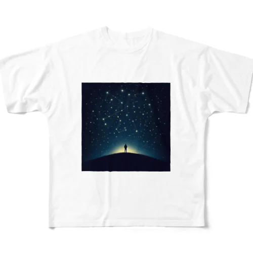 春の星座に包まれて All-Over Print T-Shirt